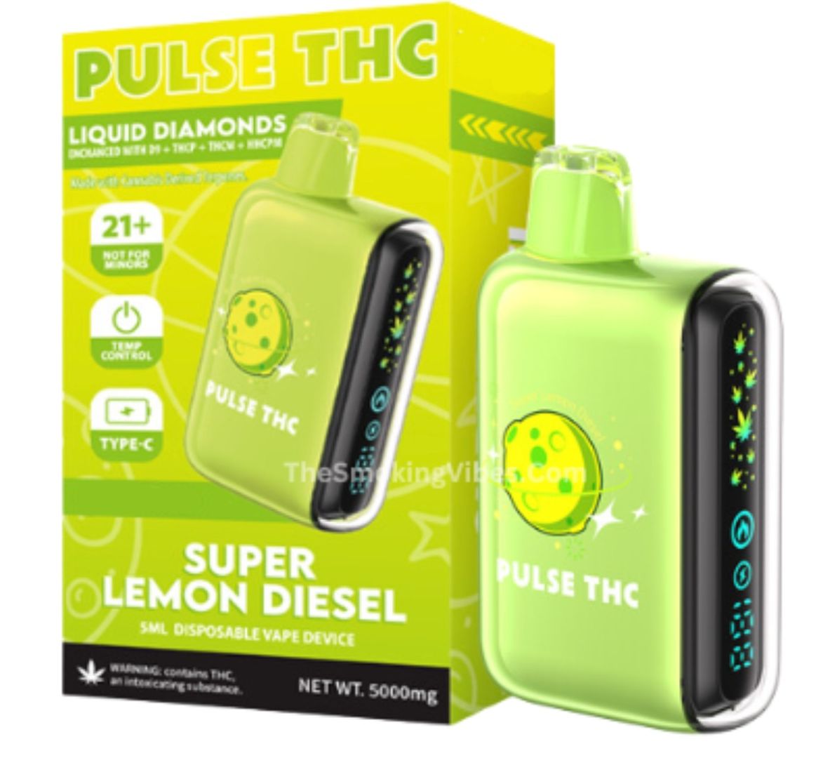 Geek Bar Pulse Thc 5g Super Lemon Diesel Sativa