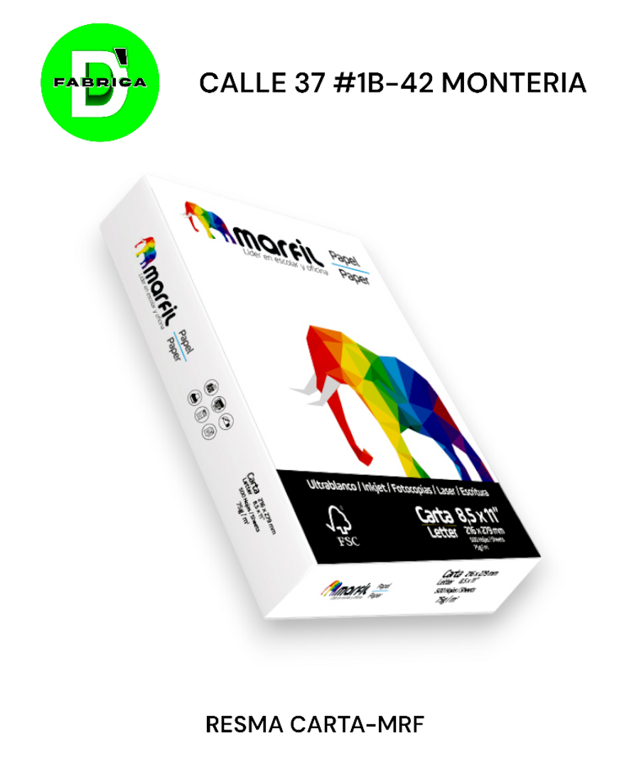RESMA CARTA REPROGRAF-LCP