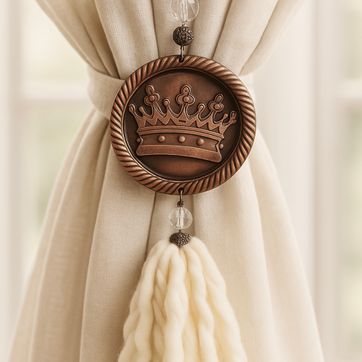 Imagen del producto Borla Corona Metal VENDIDA 