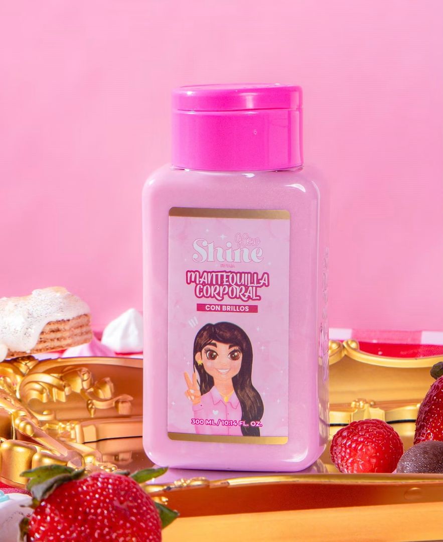 Mantequilla corporal con destellos 300ml