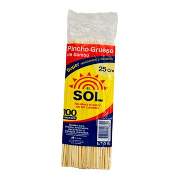 Imagen del producto  X. PINCHUZO MADERA 25CM X 100 UND 