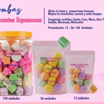 Imagen del producto BOMBAS EFERVESCENTES 