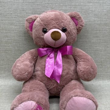 Imagen del producto OSO PATAS LARGAS CON CINTA FUCSIA 45 CM