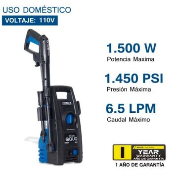HIDROLAVADORA ELECTRICA 1500W 1450 PSI PW1565 - imagen 2
