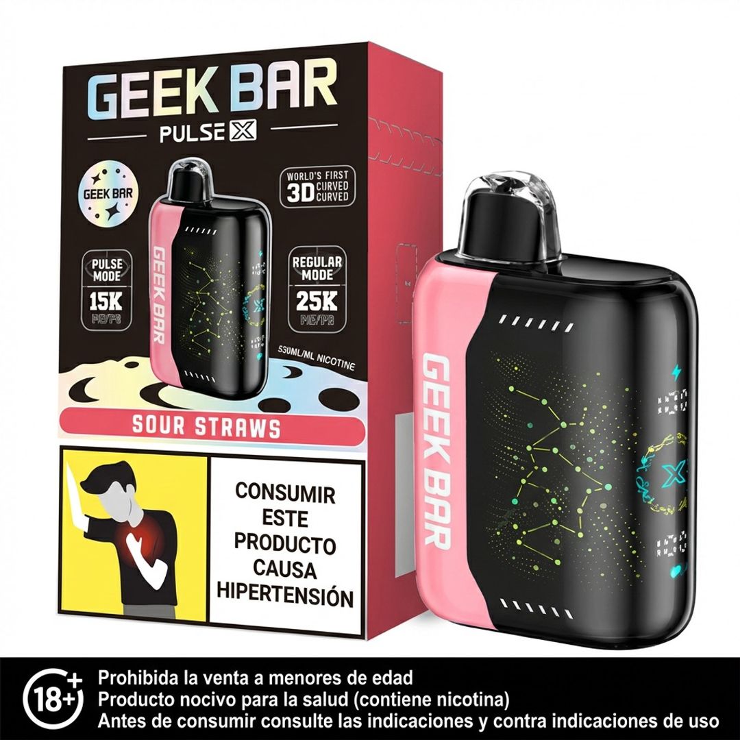 Geek Bar Pulse X Sour Straws 25.000 Puffs