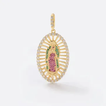 D Virgen Guadalupe colores  - imagen 1