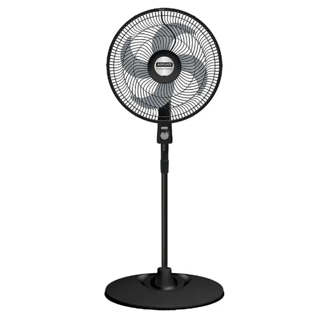 VENTILADOR TURBO POWER PEDESTAL NEGRO 18" SAMURAI 