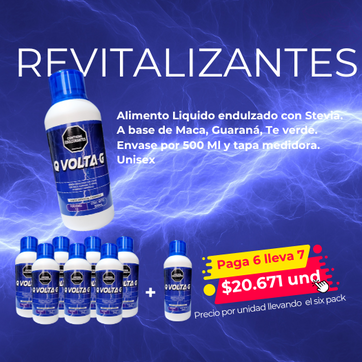 Imagen del producto KIT X 6+1 Q VOLTA G 500ML