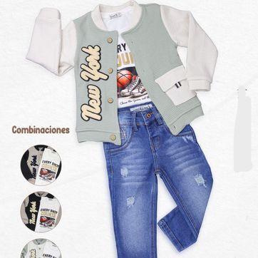 Imagen del producto Conjunto tres piezas para niño