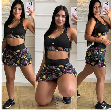 Imagen del producto FALDA TENNIS TOP ESTAMPADA