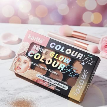 GLOW COLOUR FIX – BRONZER POWDER PALETTE KARITÉ 23109-47 - imagen 1