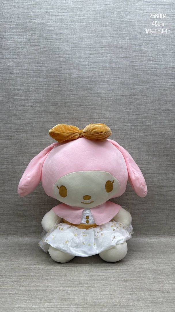 MY MELODY VESTIDO Y MOÑO (45CM)