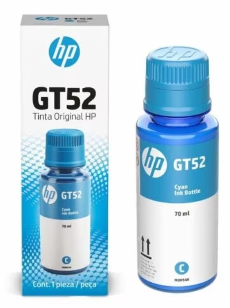 Tinta HP Botella GT52 Cian