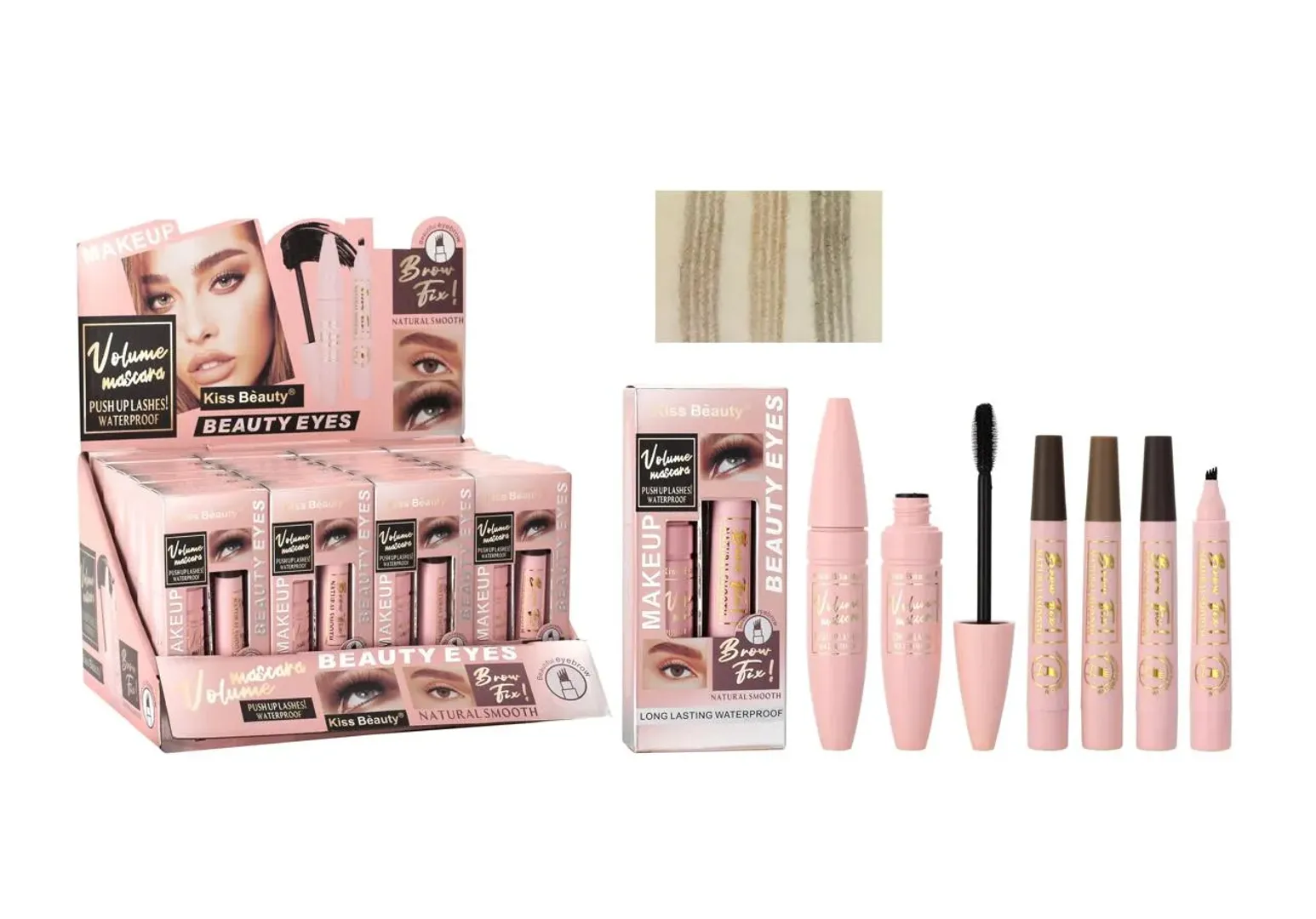 KIT ENCRESPADOR Y LAPIZ MICROBLADING PARA CEJAS KISS BEAUTY