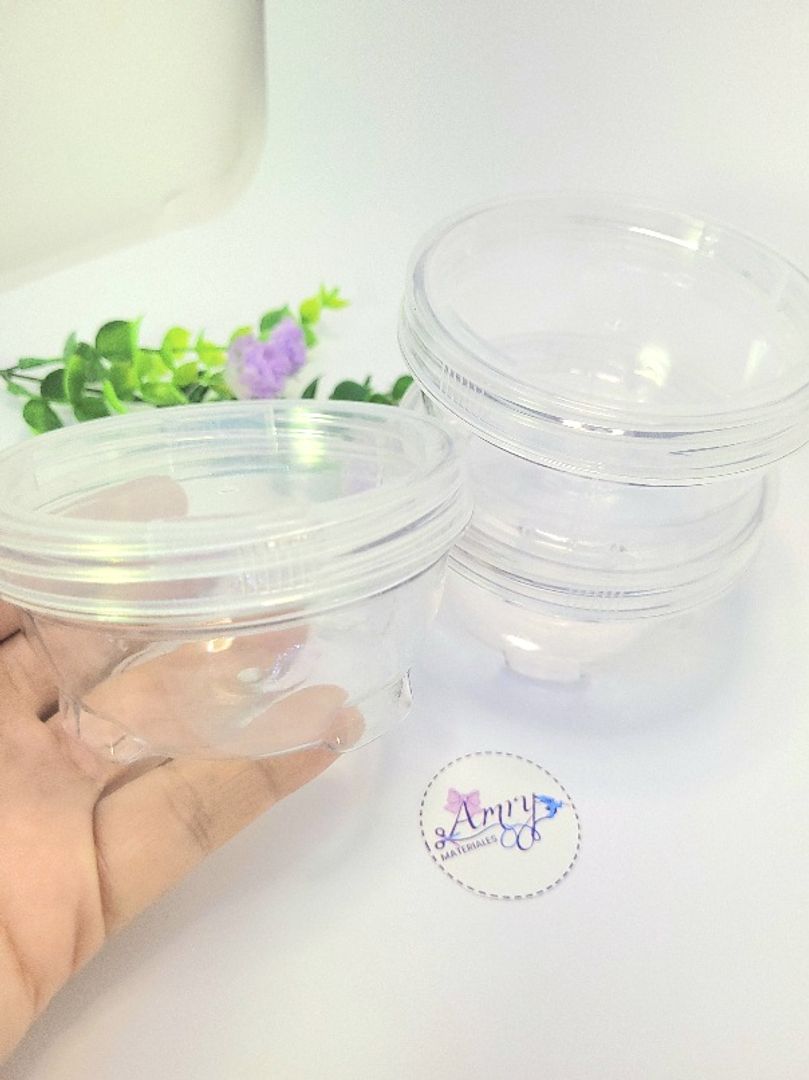 Recipiente con tapa 9,5x4,5cm Transparente 