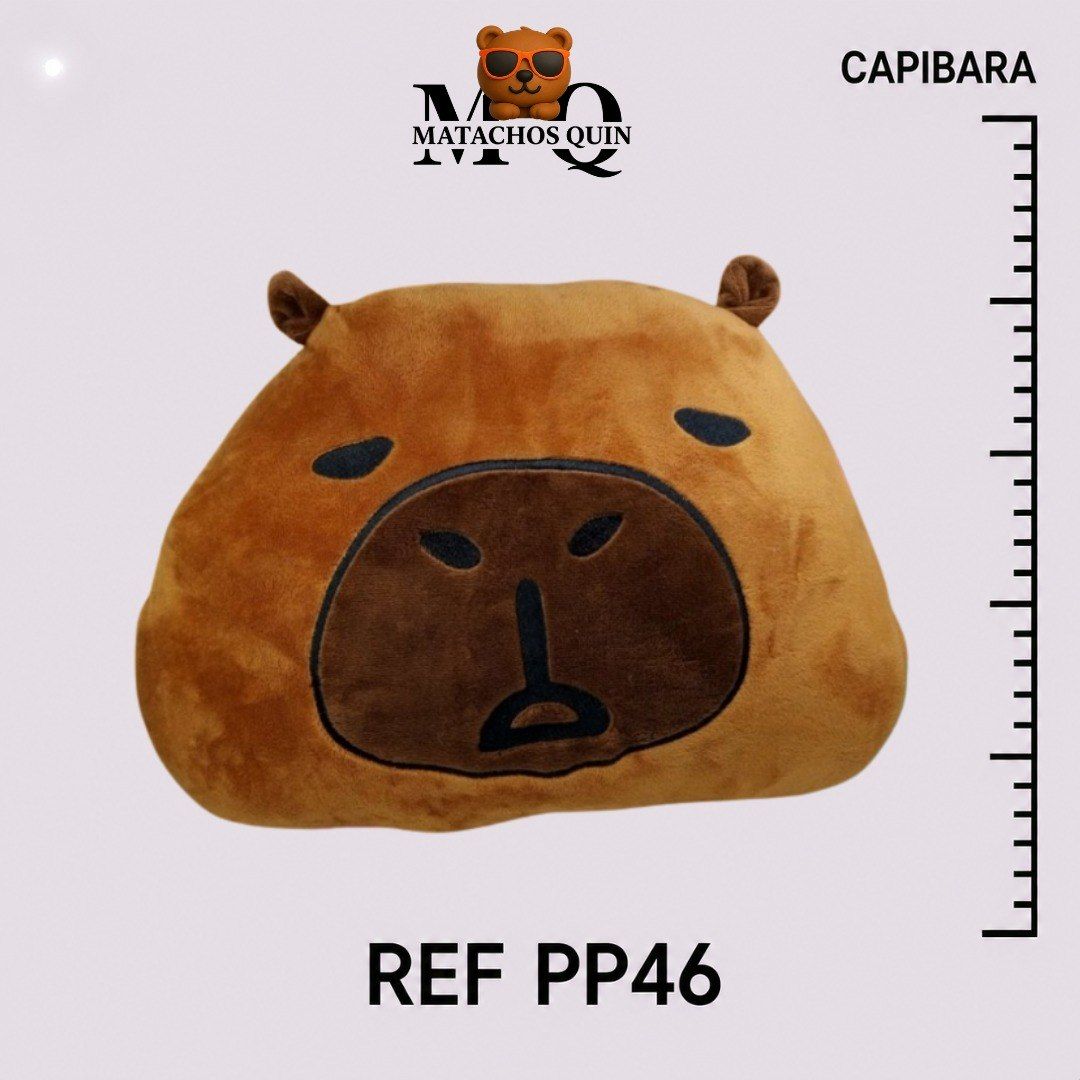 COJÍN DE LA CARA DEL CAPIBARA
