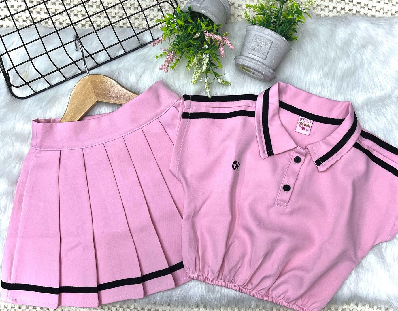 Conjunto falda beisbolero