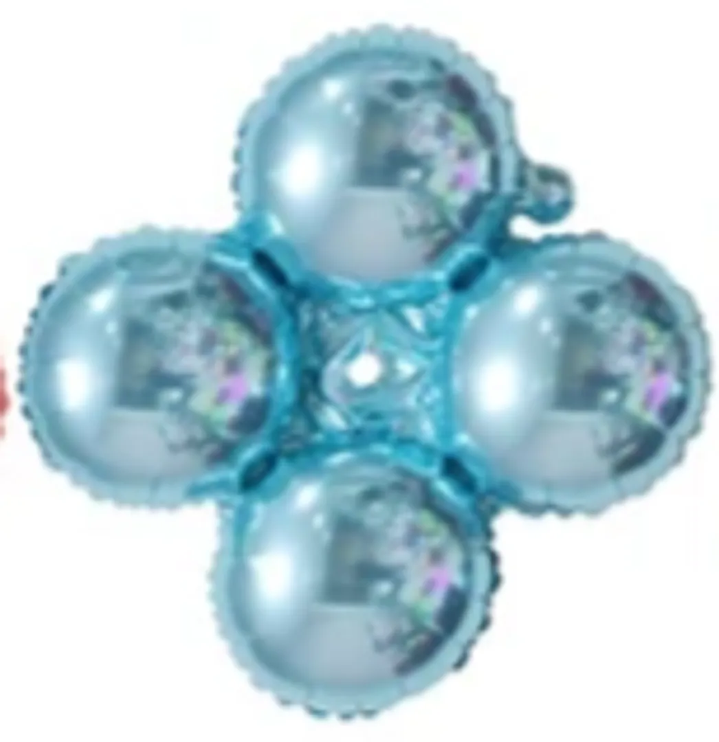 GLOBO FOIL BASE TREBOL 18' X 12 UNIDADES