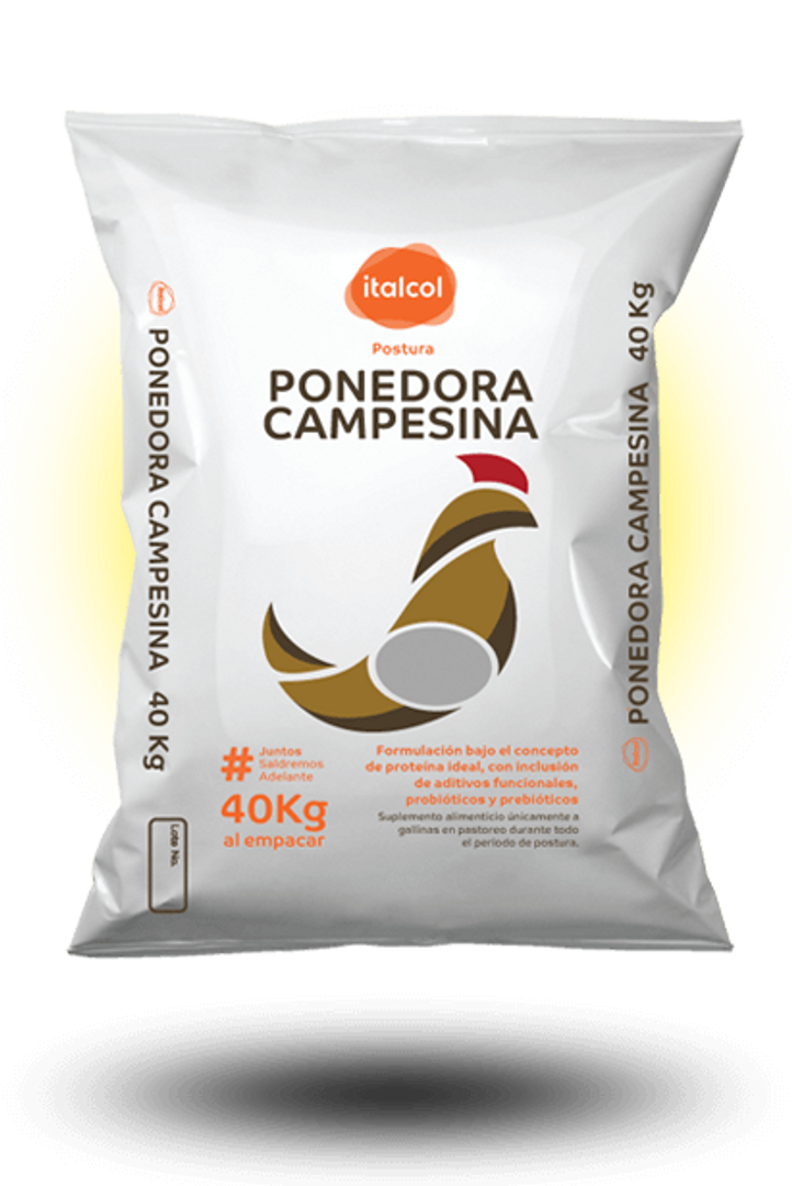 ITALCOL PONEDORA CAMPESINA X 40 Kilos
