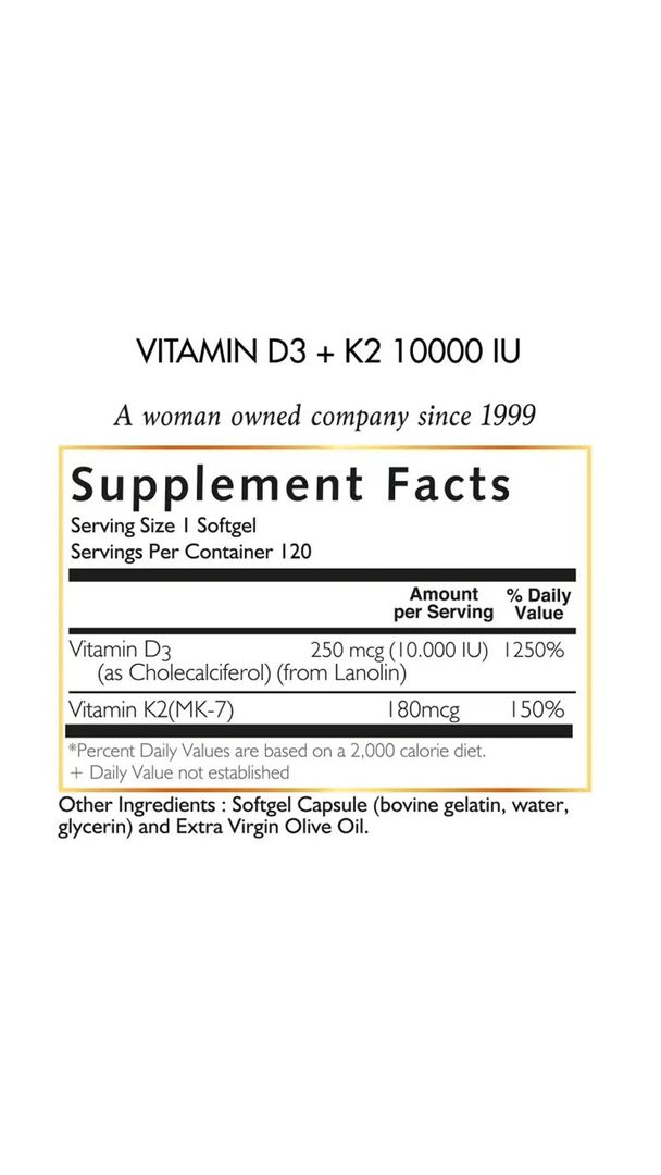 Vitamina D3 + K2 COCO MARCH