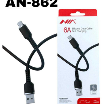 Imagen del producto CABLE AN-862 TIPO C ALTA VELOCIDAD 6AMPERIOS
