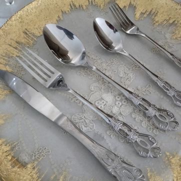 CUBIERTO PLATEADO FIGURA - imagen 1