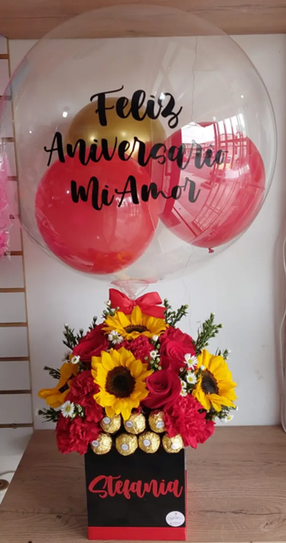 mix de flores y chocolates 