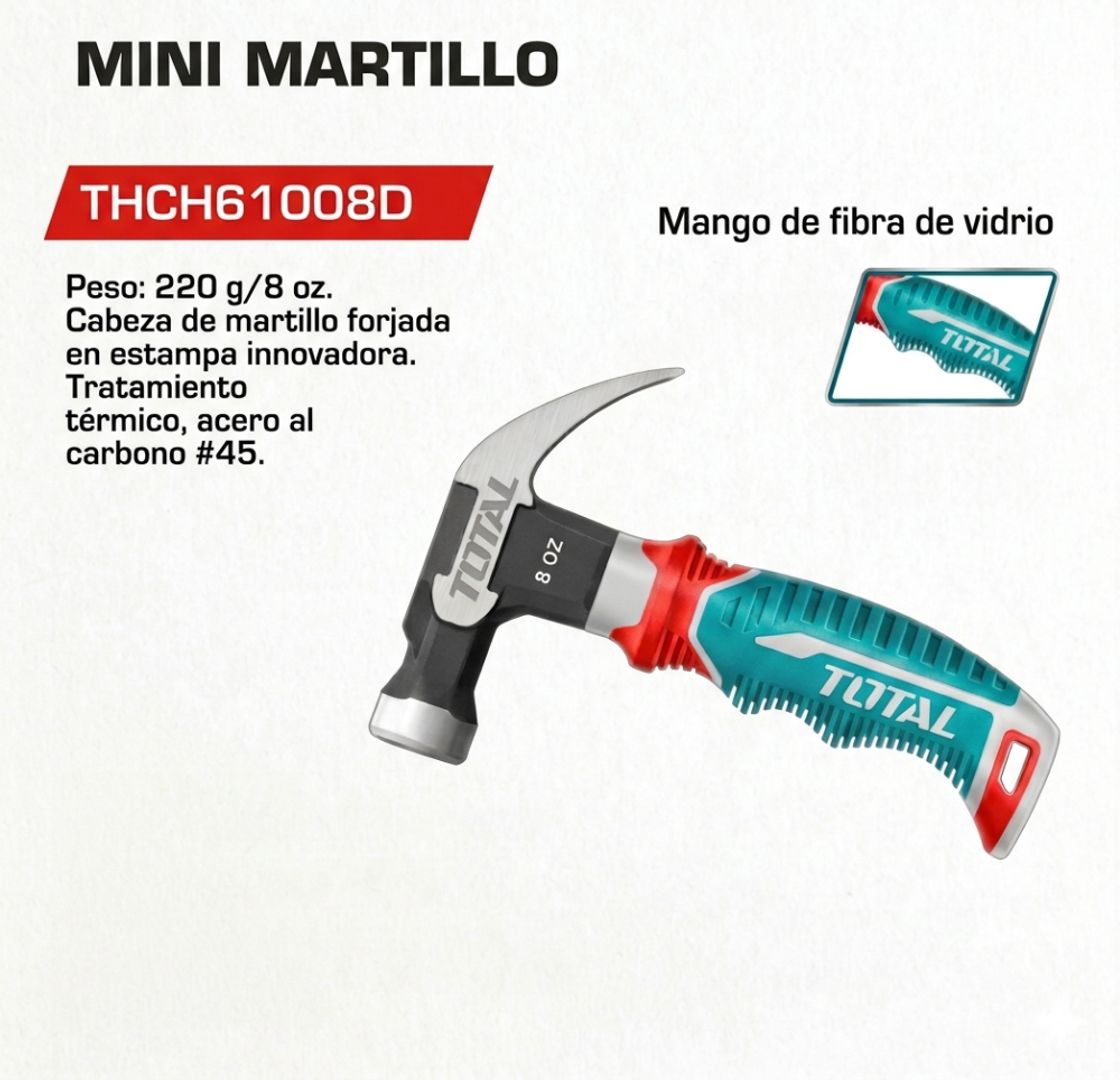 MARTILLO DE OREJA 8OZ 220GRS