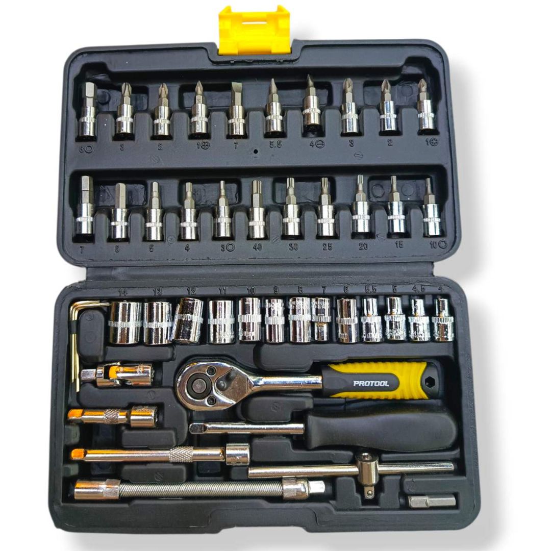 LLAVE RACHET 46PCS