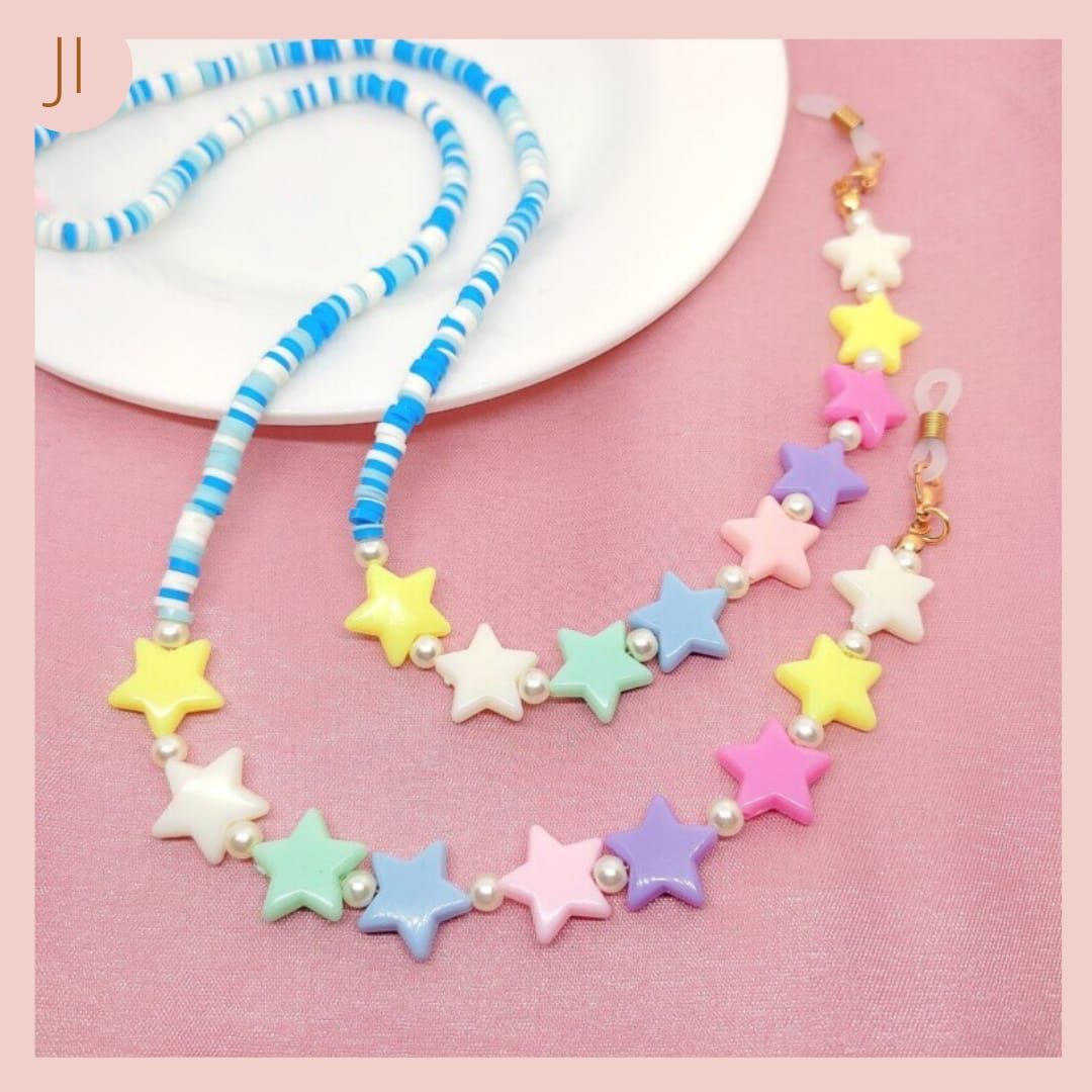 Porta Gafas Fimo Estrellas 