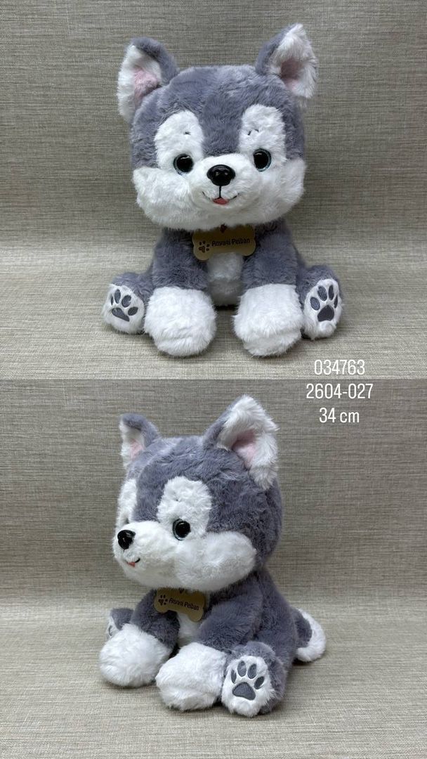 PERRO HUSKY 34 CM