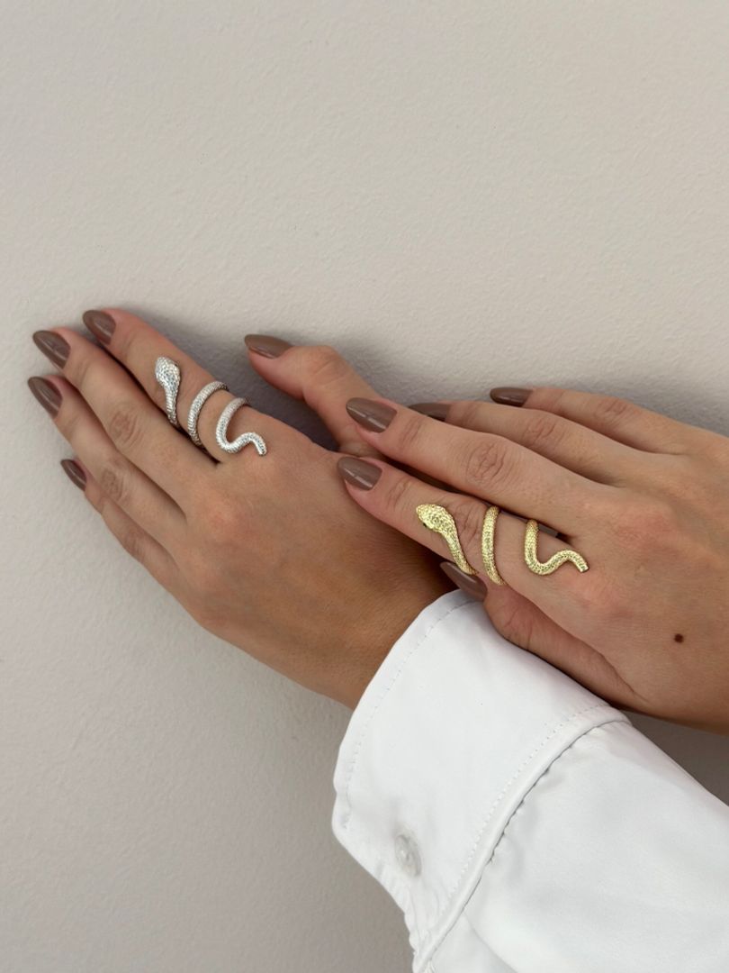 Anillo serpiente largo 