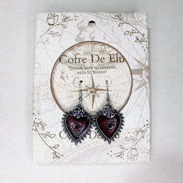 Imagen del producto ARETES CORAZON OJO