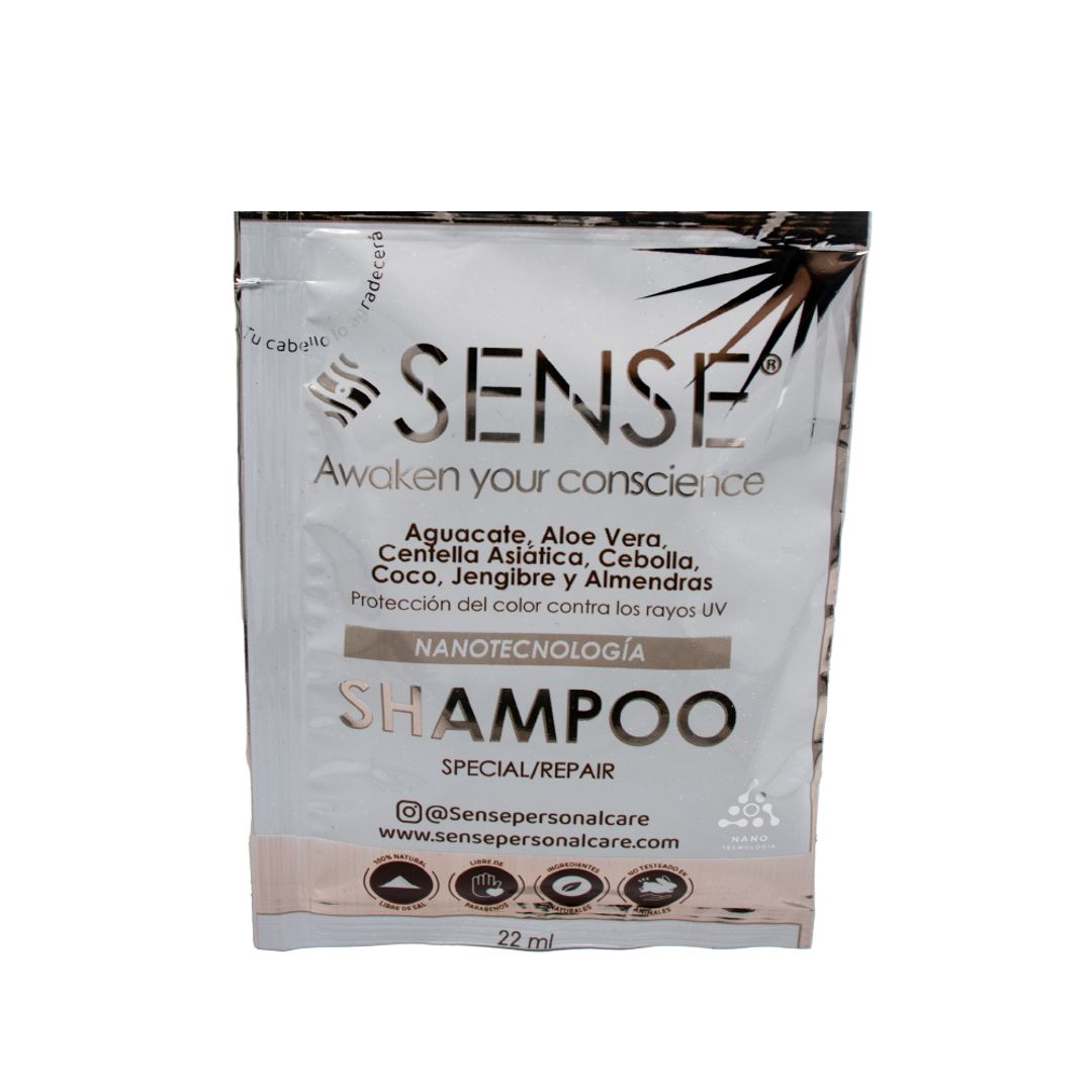 SACHET SHAMPOO NANOTECNOLOGIA PLEX 22ML SENSE