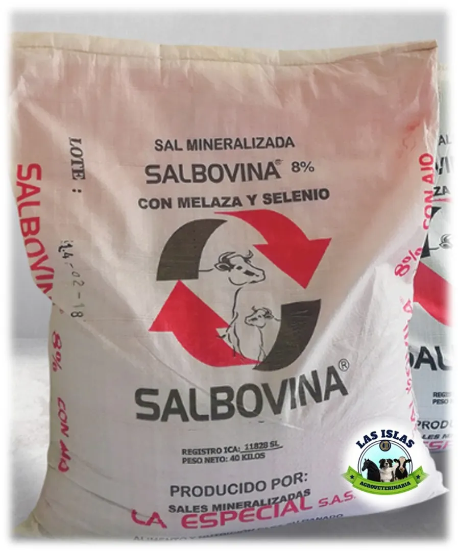 SAL MINERALIZADA BOVINOS 8% X 40 KG