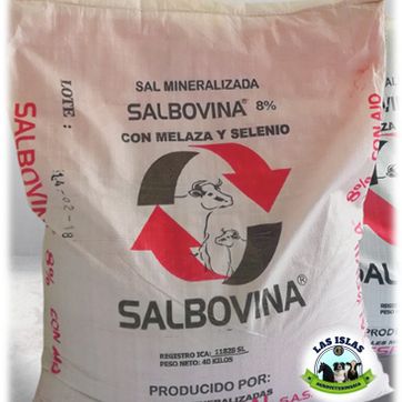 Imagen del producto SAL MINERALIZADA BOVINOS 8% X 40 KG