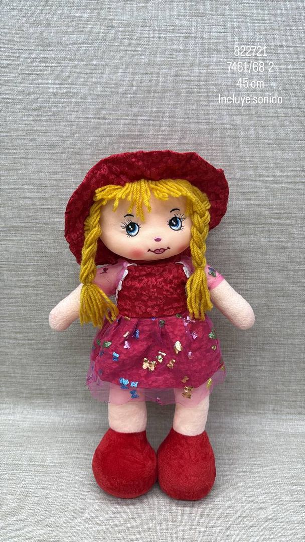 MUÑECA DE TRAPO SURTIDA 45 CM