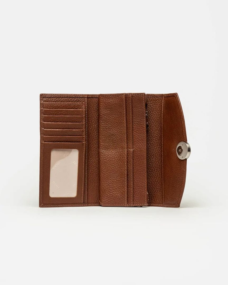 BILLETERA THE CIRCLE TABACO