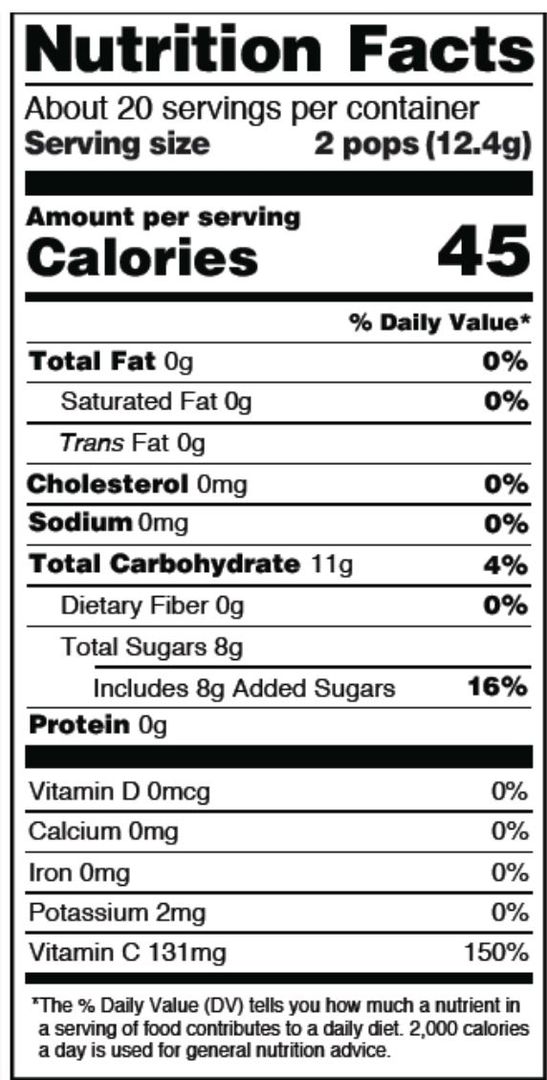 Chupetas Vitamina C YUMEARTH