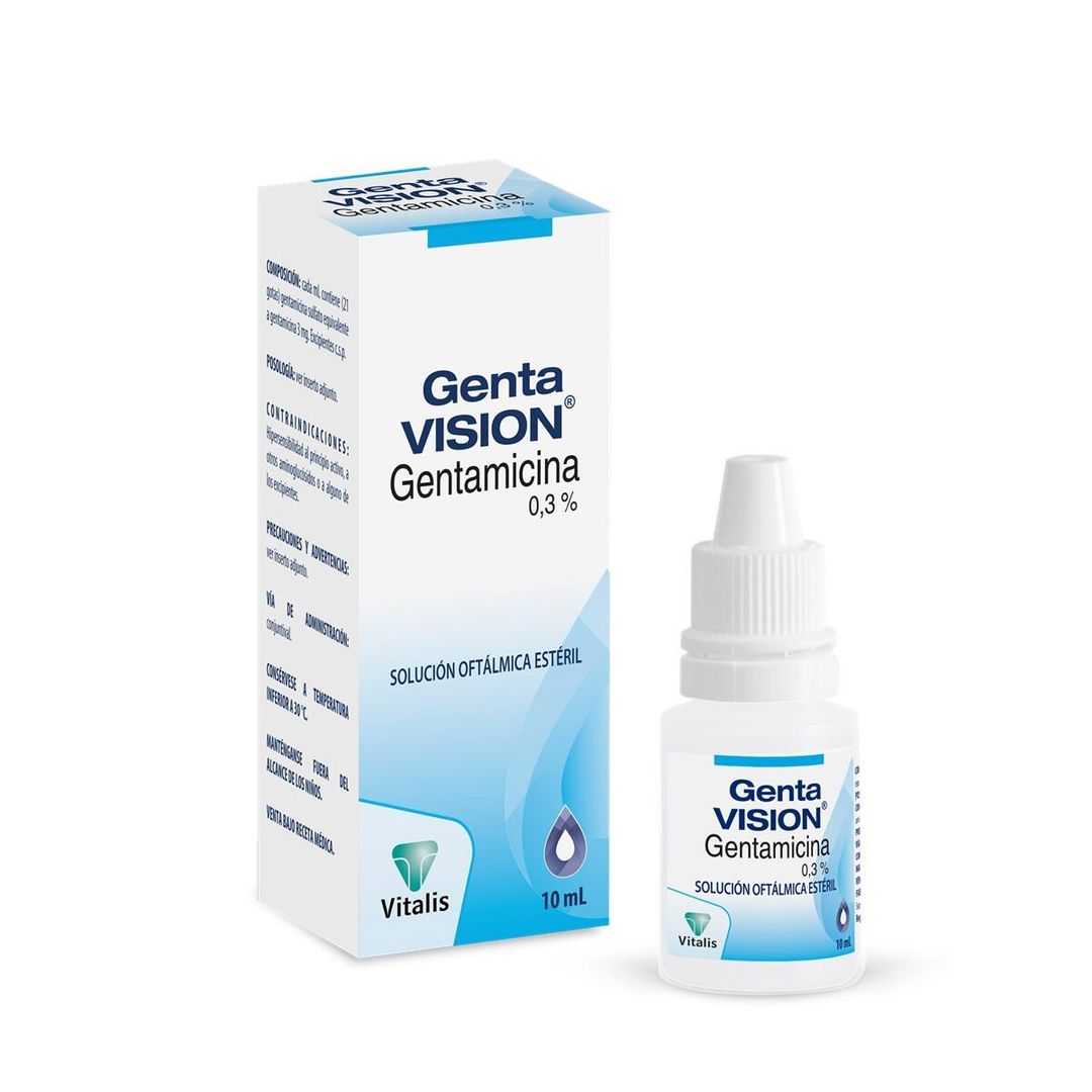 GENTA VISION 0.3% (GENTAMICINA) GOTAS OFTAL X 10ML FV 09-26