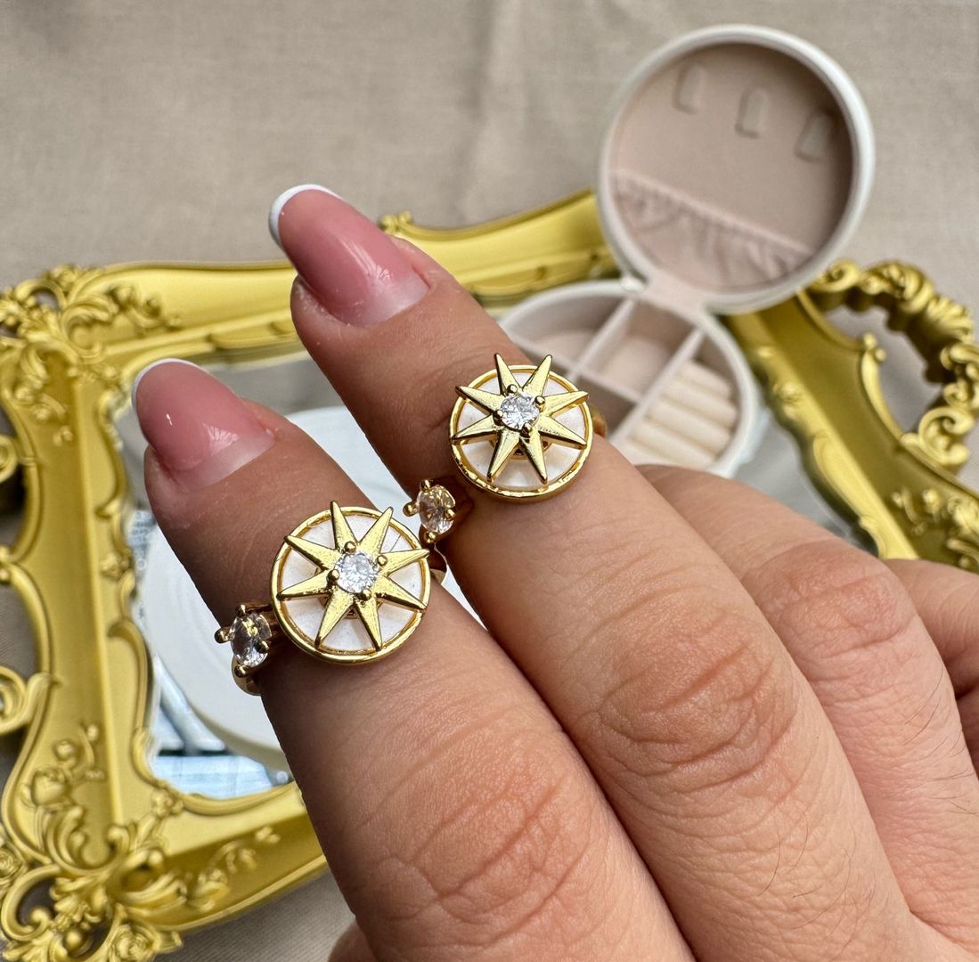 Anillo giratorio estrella