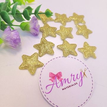 Kit 10 Unid. 2.5cm Estrellas Dorada - imagen 3