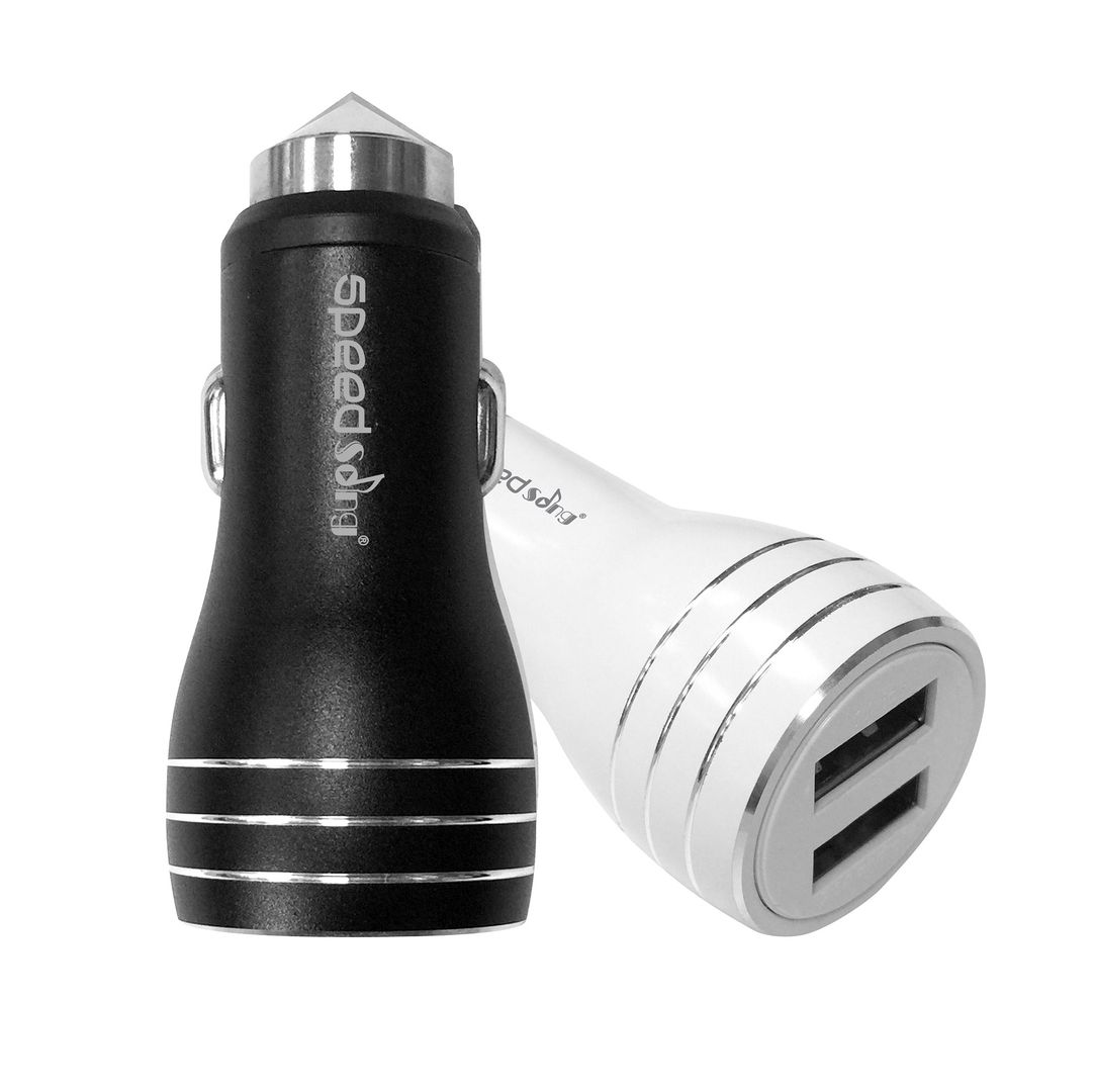 Cargador de carro aluminio SpeedSong 3.4A