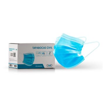 Imagen del producto   H. TAPABOCA AZUL EMPAQUE X 50 UND