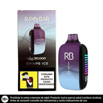 Imagen del producto Rams Bar Grape Ice 30.000 Puffs