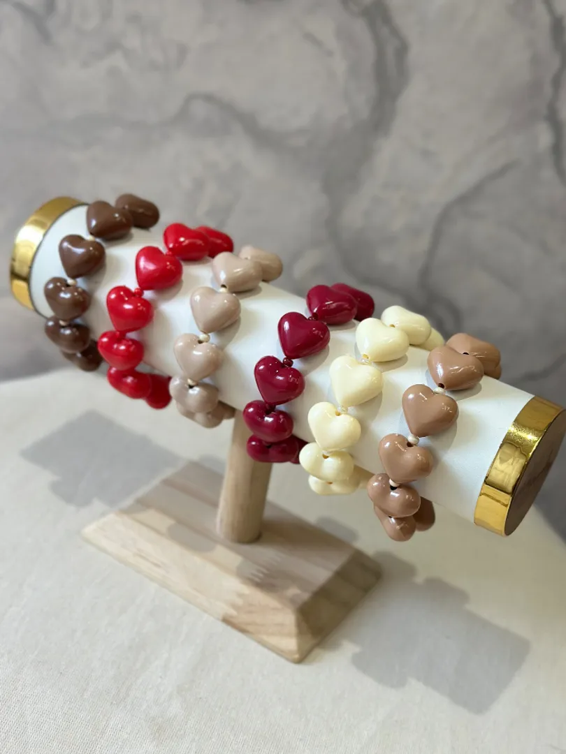 Pulsera corazones 