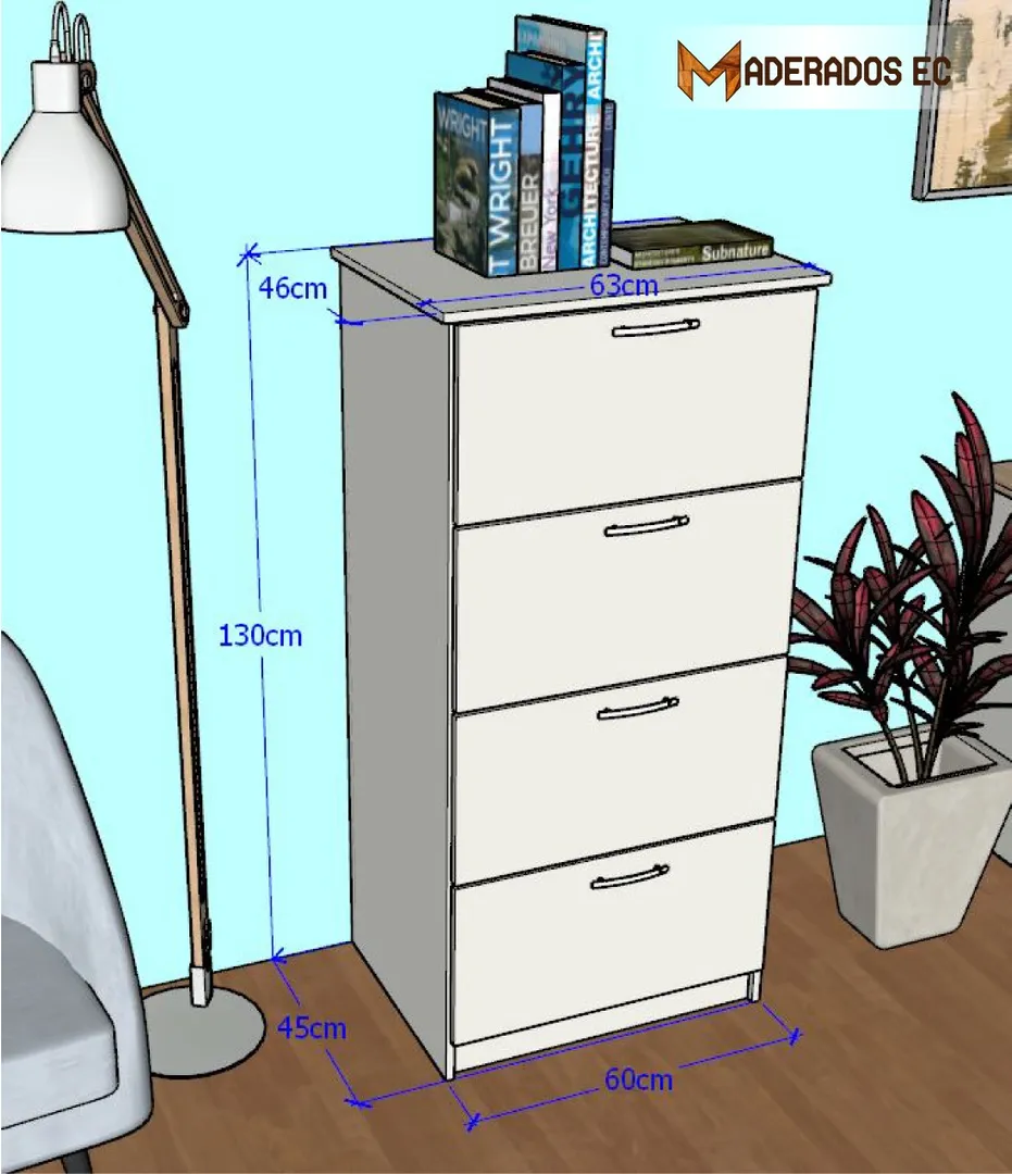 Archivador 4 Cajones