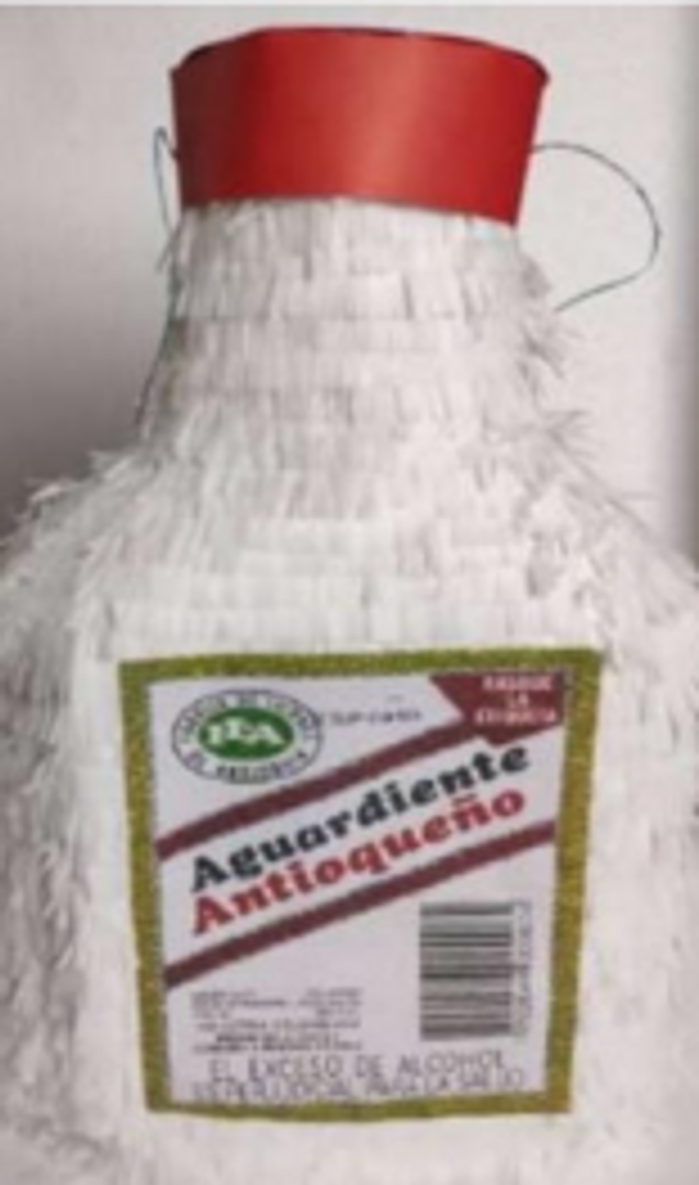 PIÑATA EN PAPEL DE LICORES 