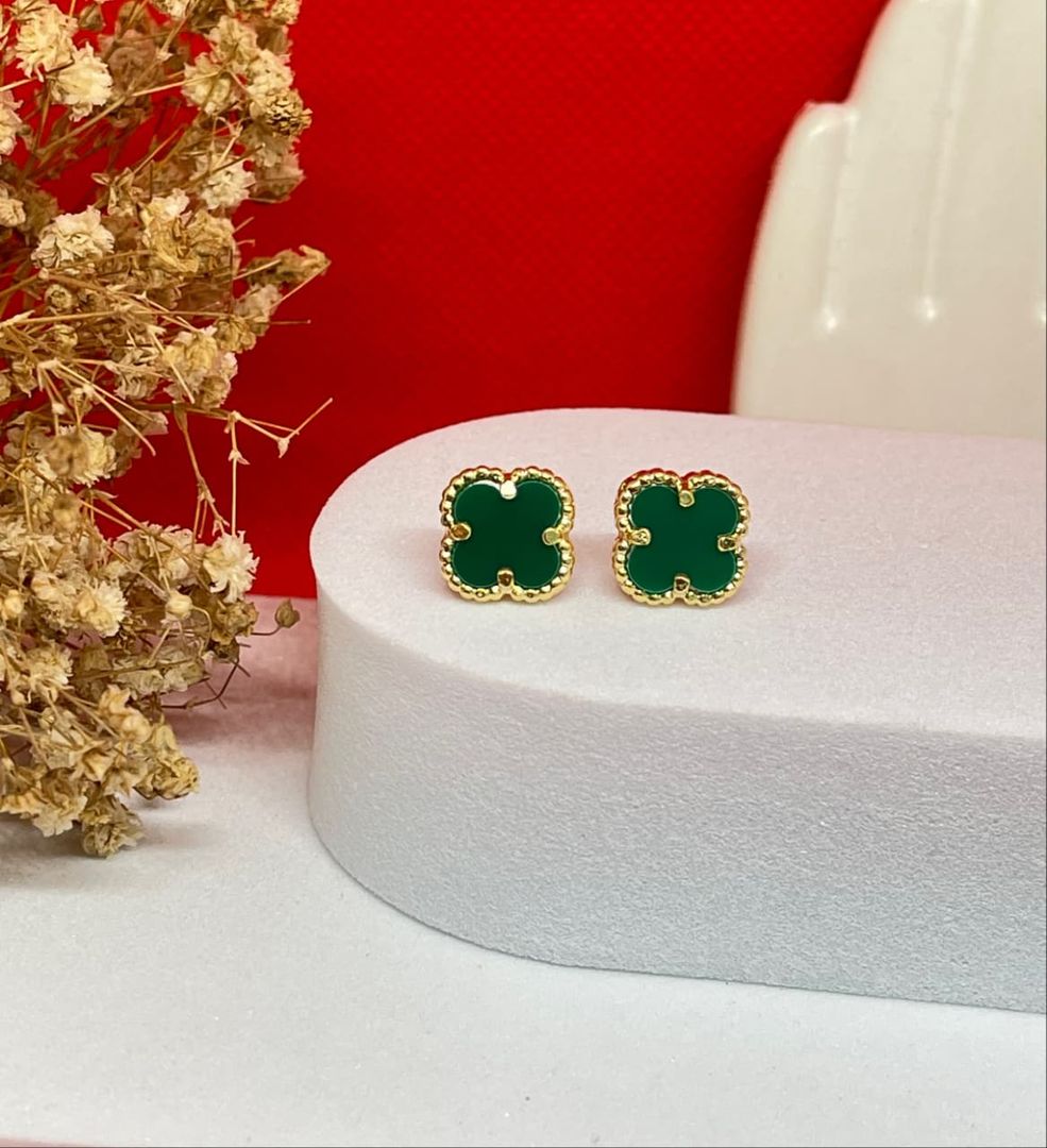 Topos van cleef 12mm verdes grandes
