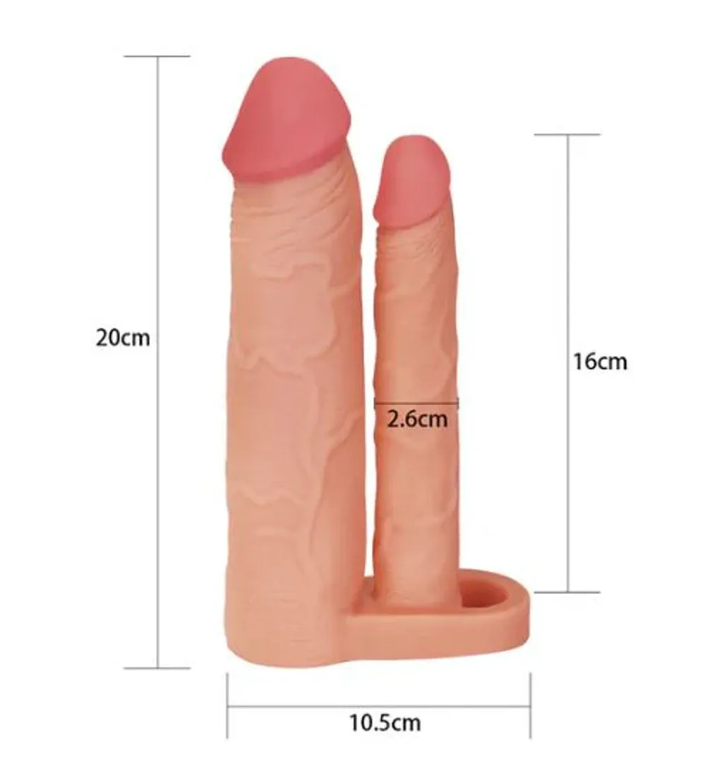 FUNDA  PLEASURE X-TENDER DOBLE PIEL                                   